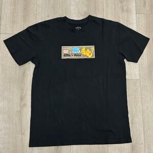 Born X Raised Gkae Freeway Sign Graffiti Black Tee T Shirt Size Large L B11